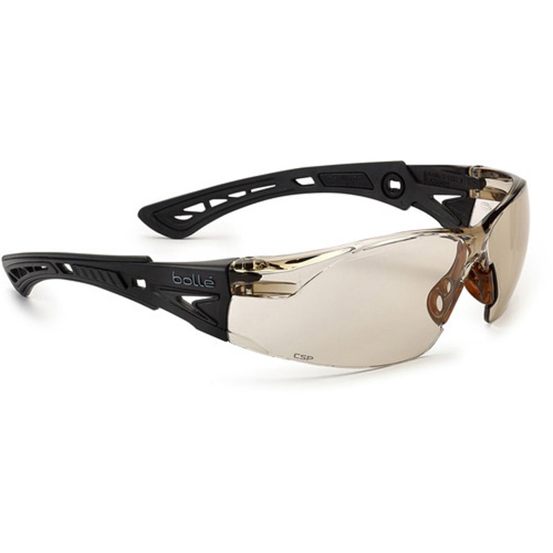 PSSRUSPC13BCSP 保護メガネ RUSH+BSSIマットブラック bolle コッパー  1箱(10個) PSSRUSPC13BCSP