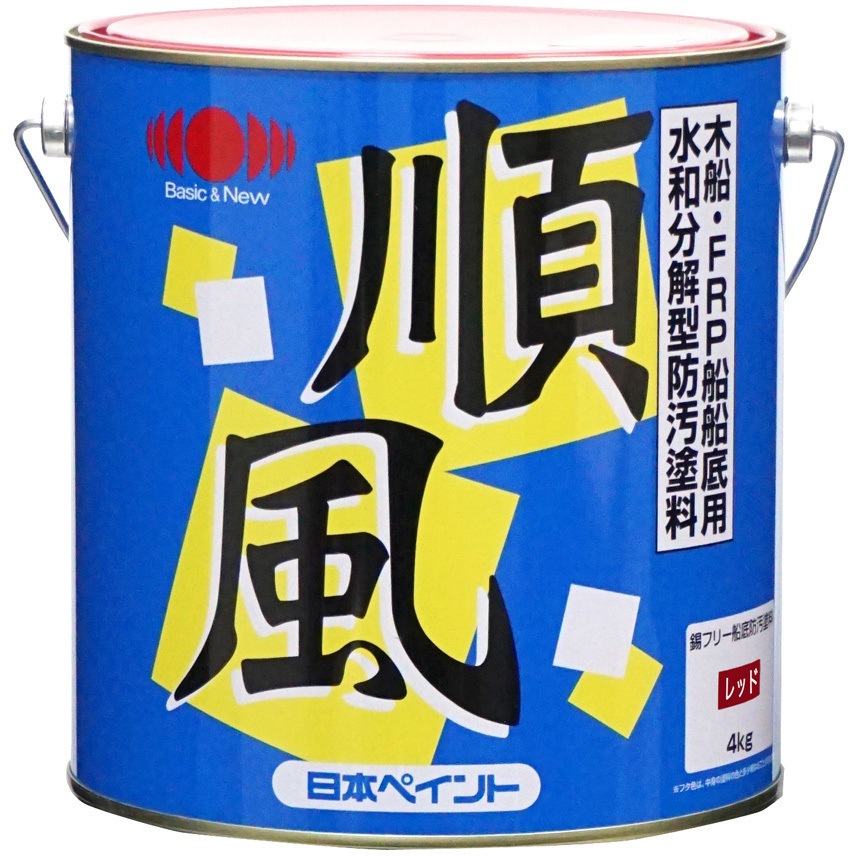 順風 1缶(4kg) ニッペマリン 【通販モノタロウ】