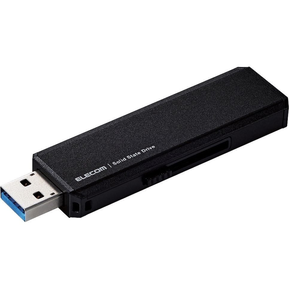 ESD-EAWA0500GBK SSD 外付け USB3.2 Gen2 読込最大600MB/秒 コンパクト