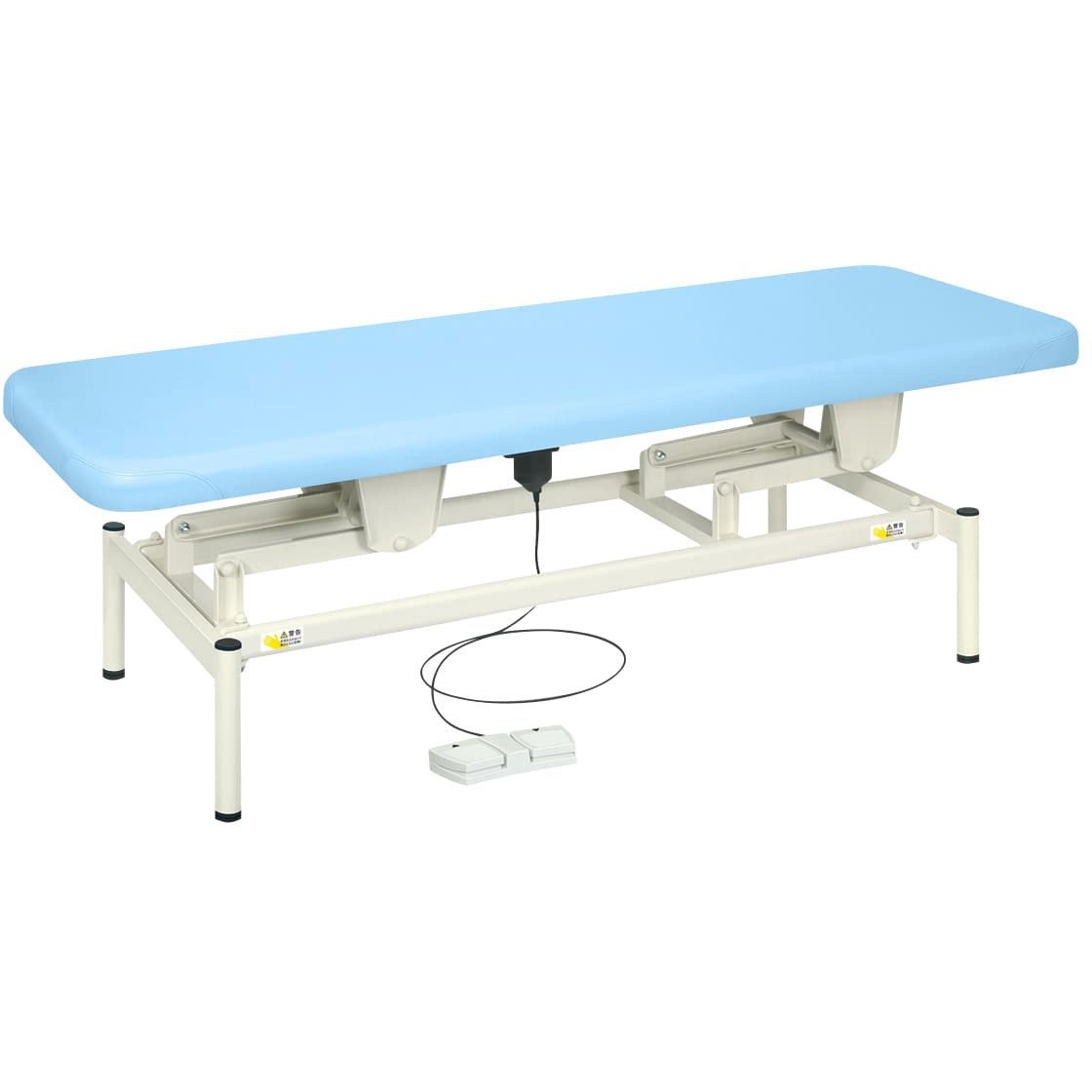 TB-1344(65X180X45-81 電動診察台 ビニルレザースカイブルー TB-1344 65X180X45-81 1台 高田ベッド製作所 【通販モノタロウ】