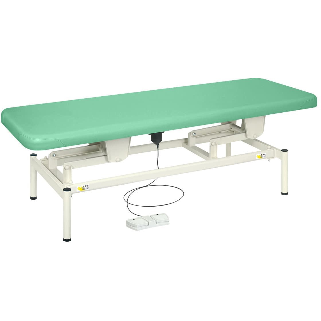TB-1344(65X180X45-81 電動診察台 ビニルレザーライトグリーン TB-1344 65X180X45-81 1台 高田ベッド製作所 【通販モノタロウ】