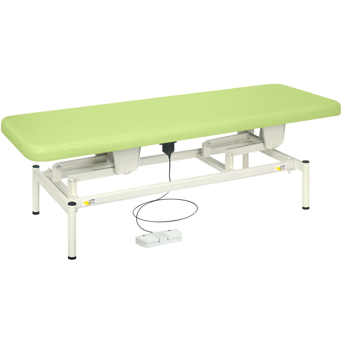 TB-1344(65X180X45-81 電動診察台 ビニルレザーライムグリーン TB-1344 65X180X45-81 1台 高田ベッド製作所 【通販モノタロウ】