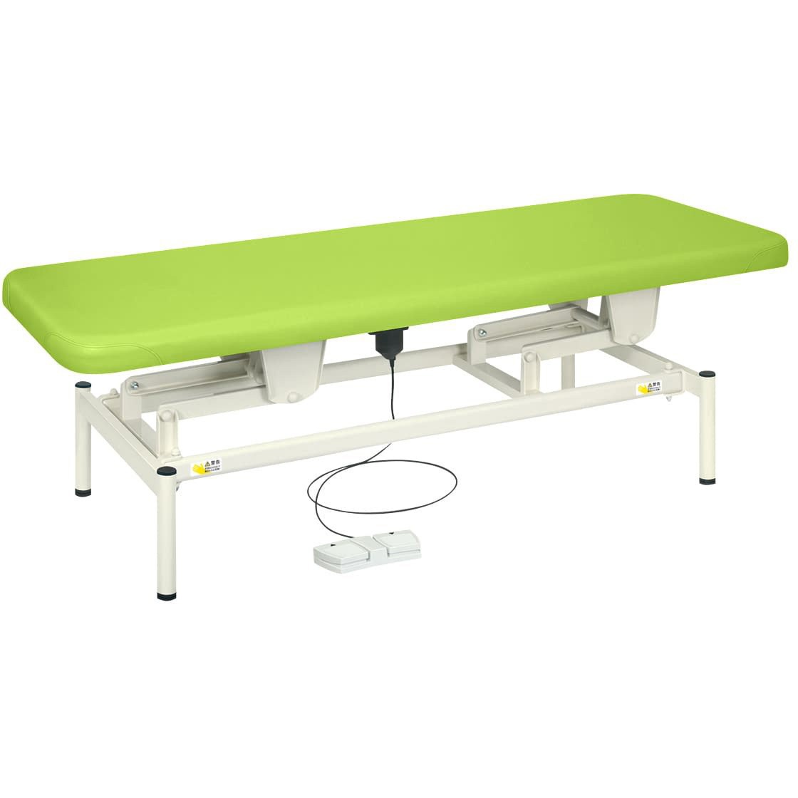 TB-1344(65X180X45-81 電動診察台 ビニルレザー抹茶 TB-1344 65X180X45-81 1台 高田ベッド製作所 【通販モノタロウ】