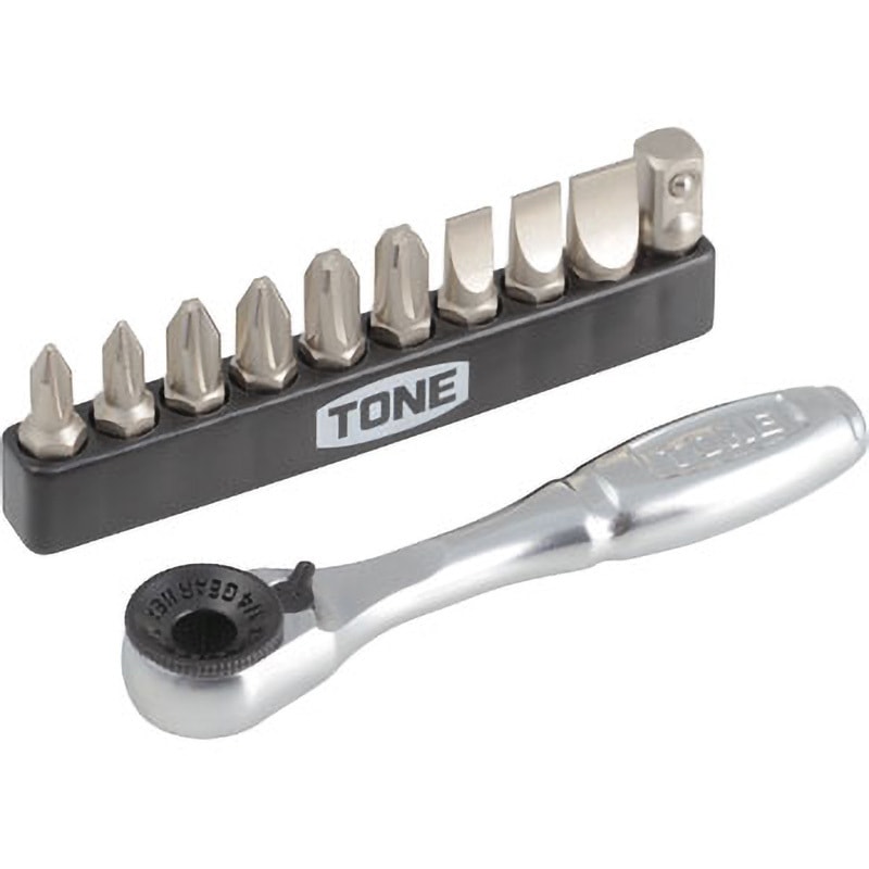 トネ(TONE) ビットラチェットセット BR10S ビットラチェットセット TONE トネ (前田金属工業) セット