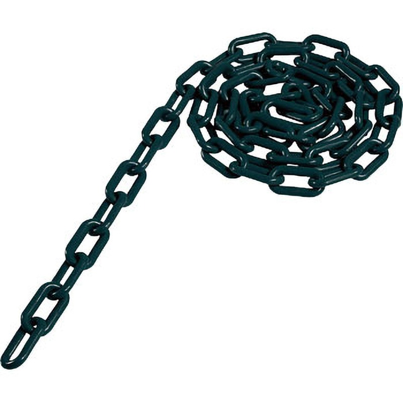 CP-26 カラープラポールチェーン カーボーイ ブラック色 長さ2m径8mm 1