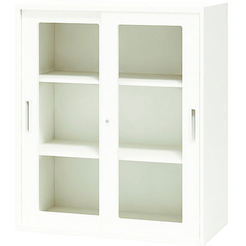 CW-0911HG-WW ガラス引違い書庫 CW 1台 ナイキ 【通販モノタロウ】