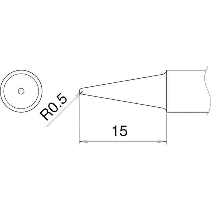 T22-BL2 こて先 1本 白光 【通販サイトMonotaRO】