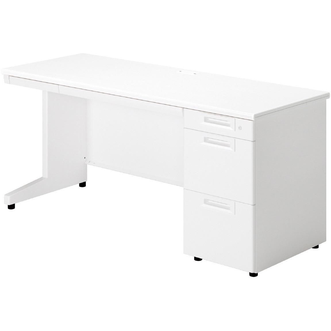 SA-N166A-3 WS/W4 SAデスク 片袖机(組立サービスなし) プラス[家具] 奥行600mm