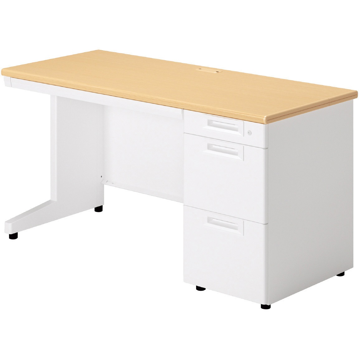 SA-N146A-3 WM/W4 SAデスク 片袖机(組立サービスなし) プラス[家具] 奥行600mm 60,390円