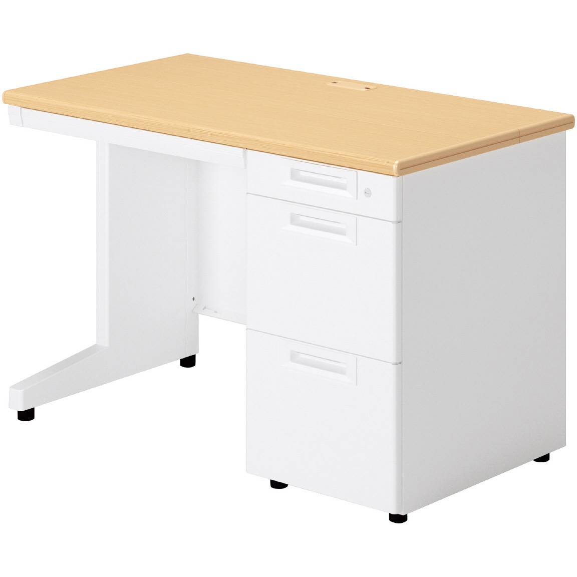 SA-N116A-3 WM/W4 SAデスク 片袖机(組立サービスなし) プラス[家具] 奥行600mm