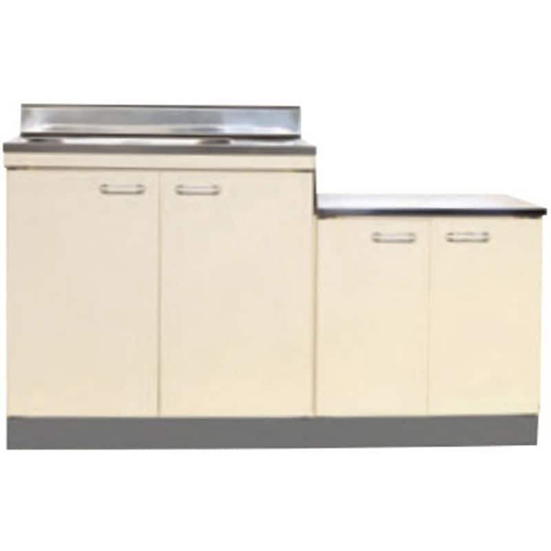 OKS-140IR Oシリーズ 薄型 ガス台付き流し台 ライフ住器 間口140cm高さ80cm