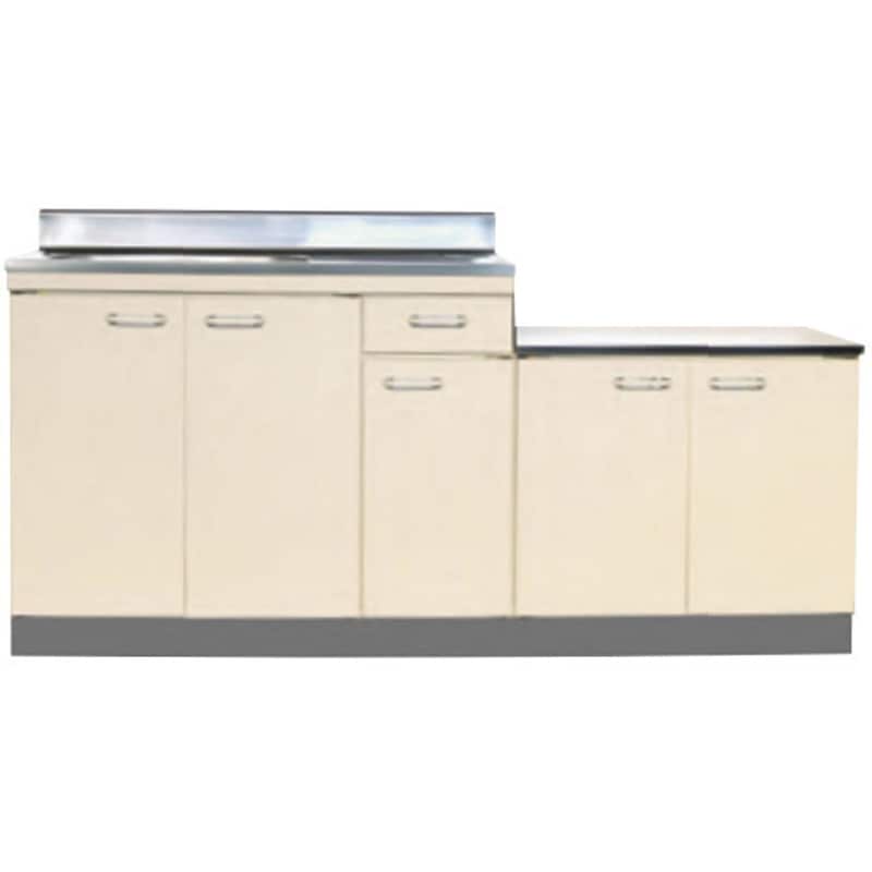 OKS-170IL Oシリーズ 薄型 ガス台付き流し台 ライフ住器 間口170cm高さ80cm