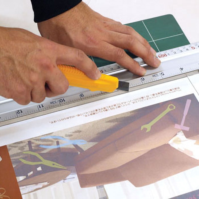 ACS-60 アルミカットスケール快段目盛 SK(新潟精機) 呼び寸法600