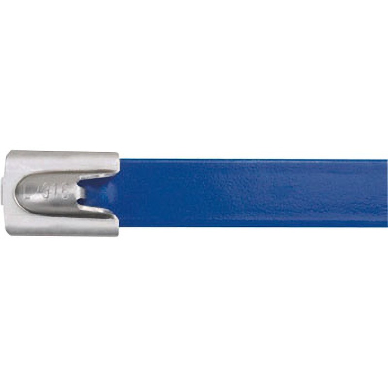 MLTFC4H-LP316BU ステンレス結束バンド フルコーティングステンバンド PANDUIT(パンドウイット) 長さ362mm 1セット(50本) MLTFC4H-LP316BU