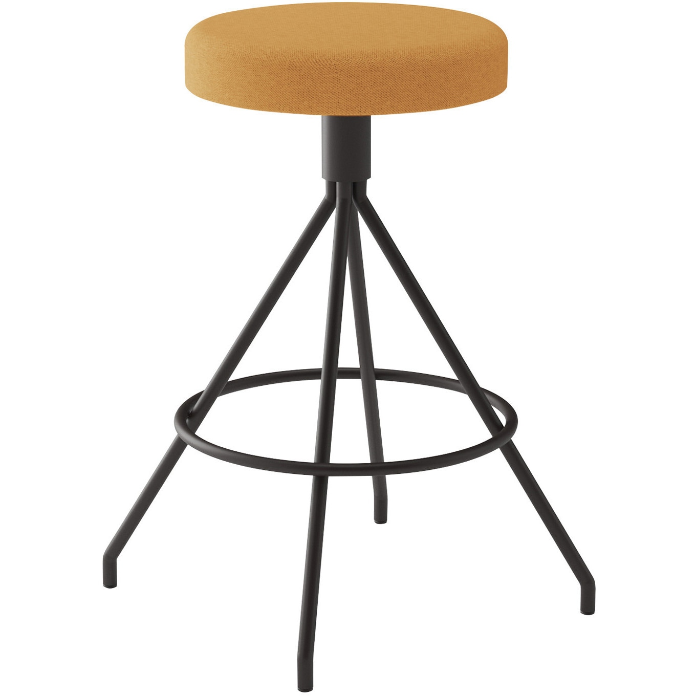 K04-B780XC-43X2 ハイスツール コーデ 固定脚(座回転) 張くるみスタンダード張地(配送・組立サービス付き) 1脚 コクヨ 【通販モノタロウ】