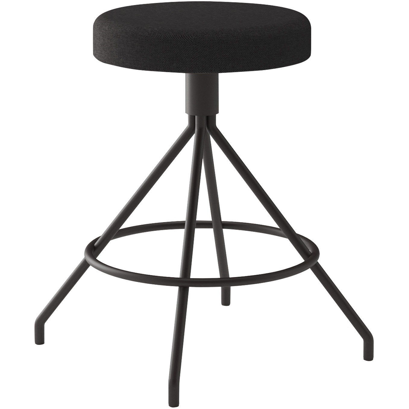 K04-BZ80XC-E6X2 ミドルハイスツール コーデ 固定脚(座回転)張くるみ スタンダード張地(配送・組立サービス付き) 1脚 コクヨ 【通販モノタロウ】