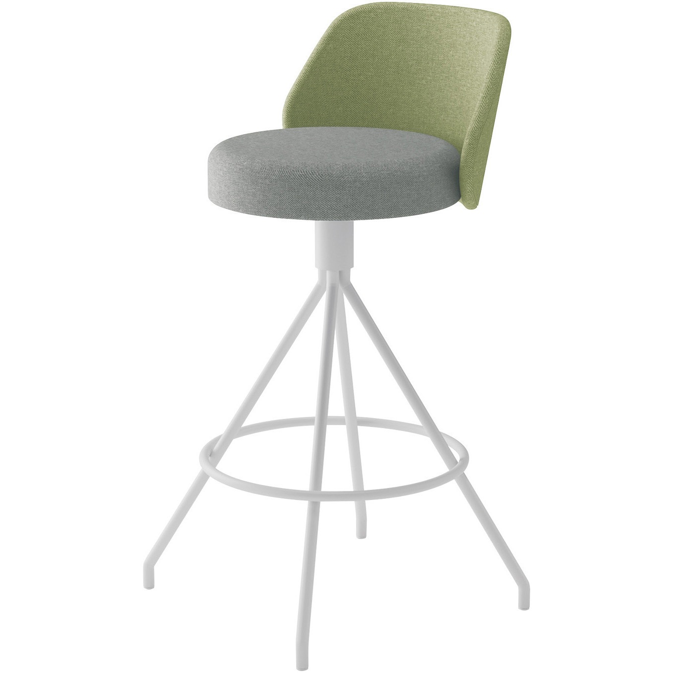 K04-W720CC-E3V32 ハイチェア コーデ 固定脚(座回転) 張くるみ スタンダード張地(配送・組立サービス付き) コクヨ 組立・設置・取付