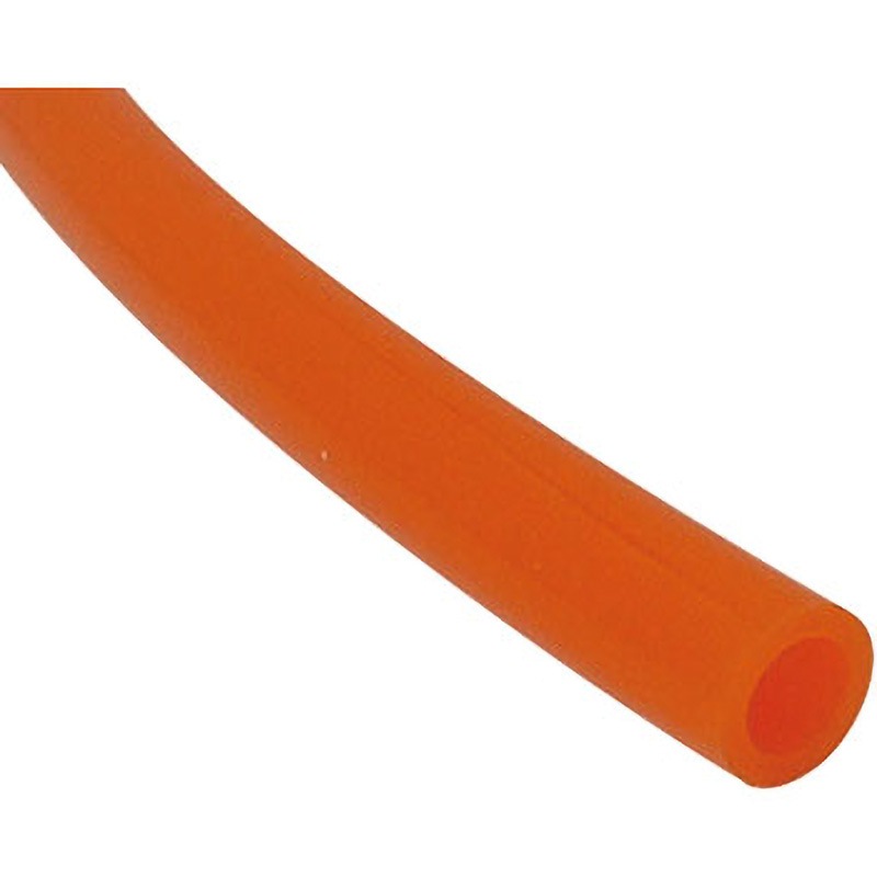 TE-10(10x6.5)OR 100m TEタッチチューブ (100m) 千代田通商 耐油/耐摩耗/耐水/高強度/柔軟性 圧縮空気/真空/工業用水 橙色 内径6.5mm外径10mm