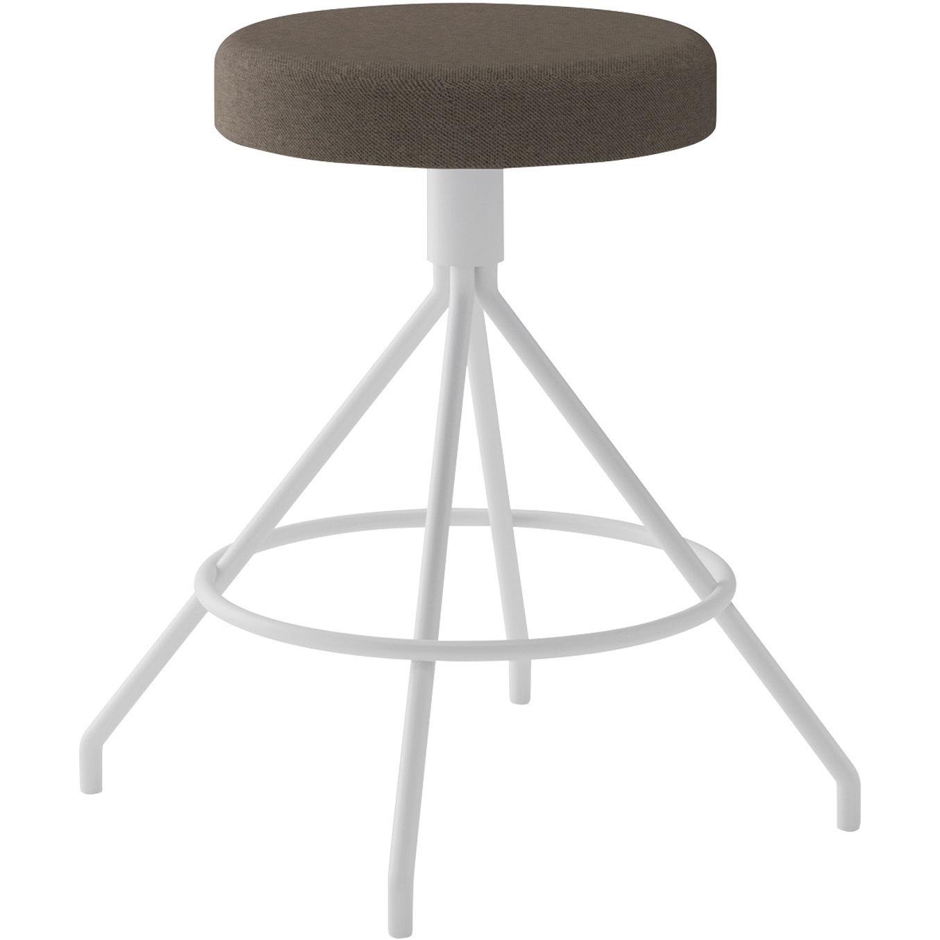 K04-WZ80XC-M6X2 ミドルハイスツール コーデ 固定脚(座回転)張くるみ スタンダード張地(配送・組立サービス付き) 1脚 コクヨ 【通販モノタロウ】 34,437円