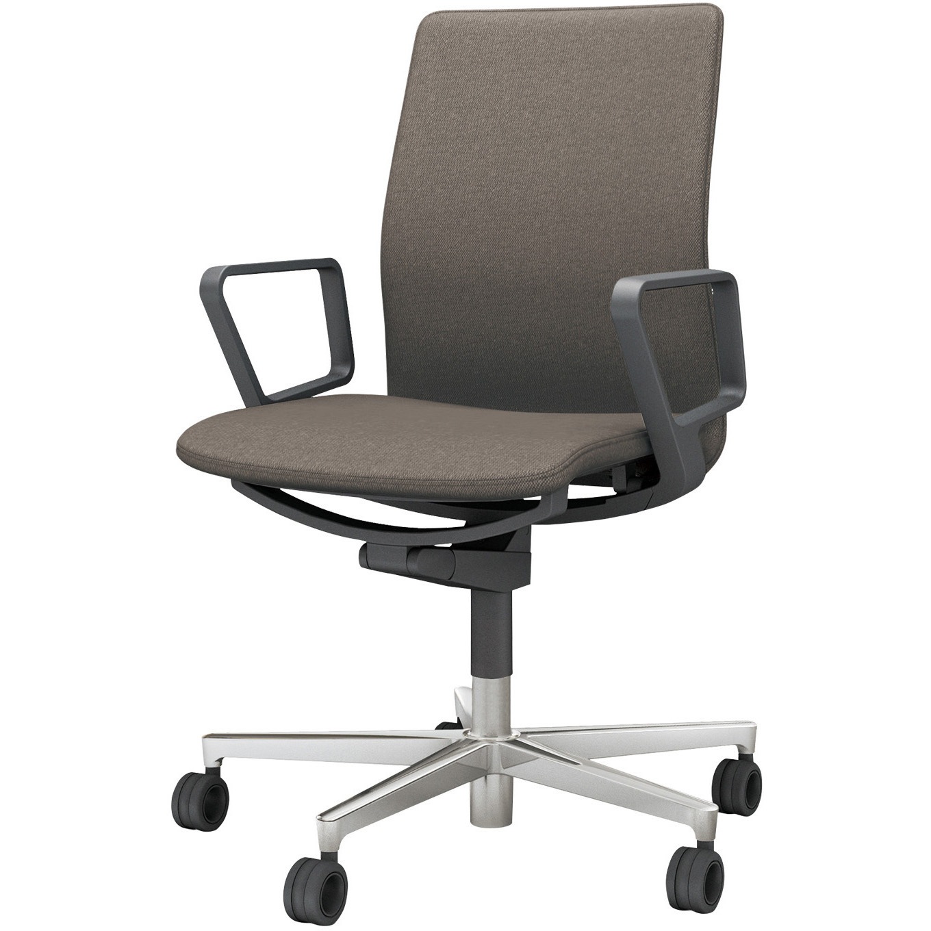 C01-P151CU-BM6M63 オフィスチェア ファブレ ポリッシュ脚 プレーンタイプ 肘付き(配送・組立サービス付き) 1脚 コクヨ 【通販モノタロウ】