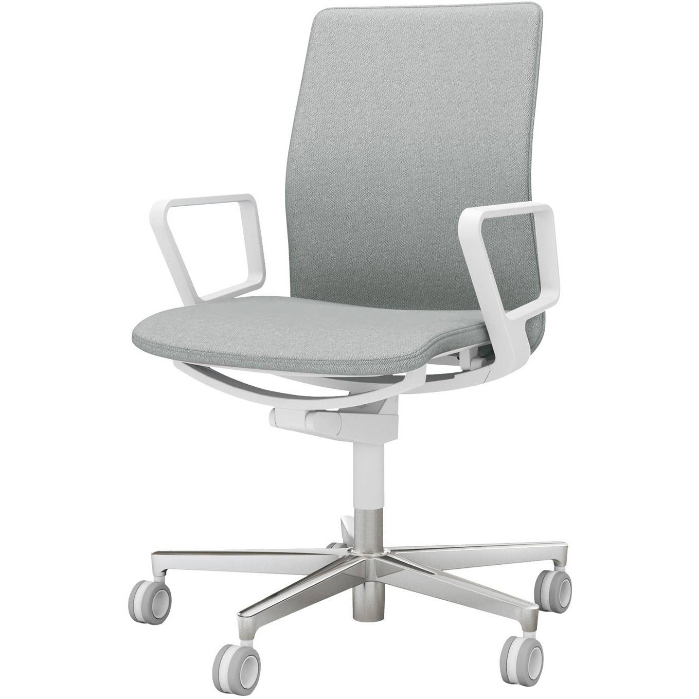 C01-P151CU-WE2E23 オフィスチェア ファブレ ポリッシュ脚 プレーンタイプ 肘付き(配送・組立サービス付き) 1脚 コクヨ 【通販モノタロウ】