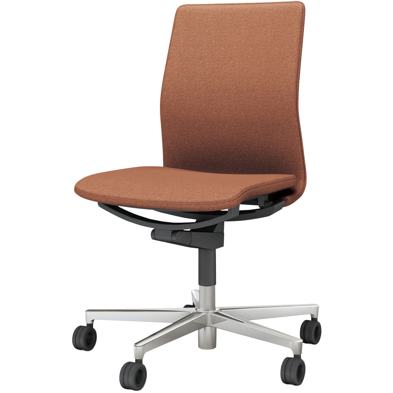 C01-P101CU-B46463 オフィスチェア ファブレ ポリッシュ脚 プレーンタイプ 肘無し(配送・組立サービス付き) 1脚 コクヨ 【通販モノタロウ】 52,188円