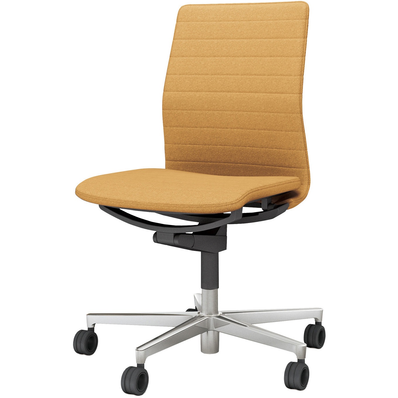 C01-P102CU-B43433 オフィスチェア ファブレ ポリッシュ脚 ストライプタイプ 肘無し(配送・組立サービス付き) 1脚 コクヨ 【通販モノタロウ】