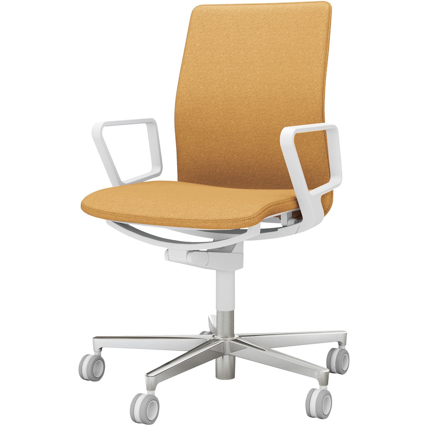 C01-P151CU-W43433 オフィスチェア ファブレ ポリッシュ脚 プレーンタイプ 肘付き(配送・組立サービス付き) 1脚 コクヨ 【通販モノタロウ】 57,588円