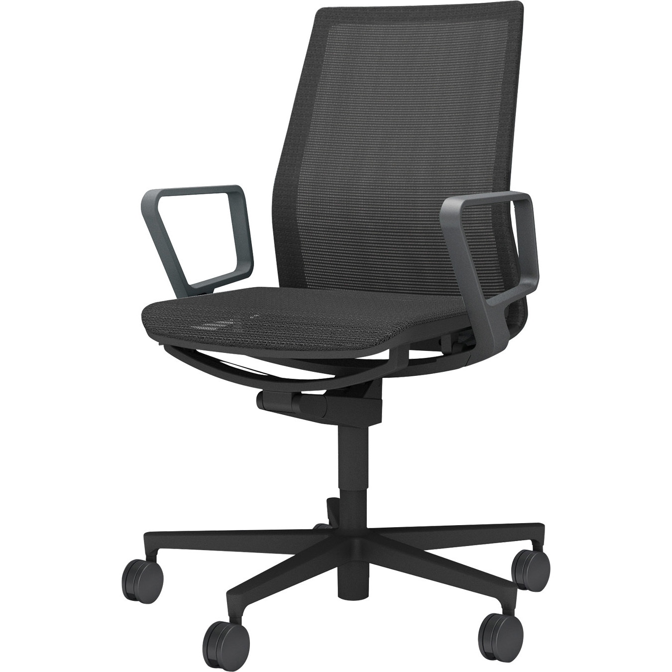 C01-B151MW-BE6E63 オフィスチェア ファブレ ブラック脚 プレーンメッシュタイプ(配送・組立サービス付き) コクヨ 組立・設置・取付