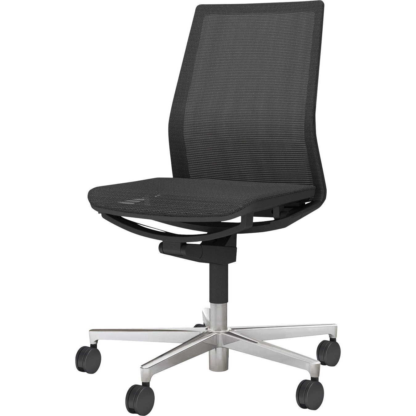 C01-P101MW-BE6E62 オフィスチェア ファブレ ポリッシュ脚 プレーンメッシュタイプ(配送・組立サービス付き) 1脚 コクヨ 【通販モノタロウ】