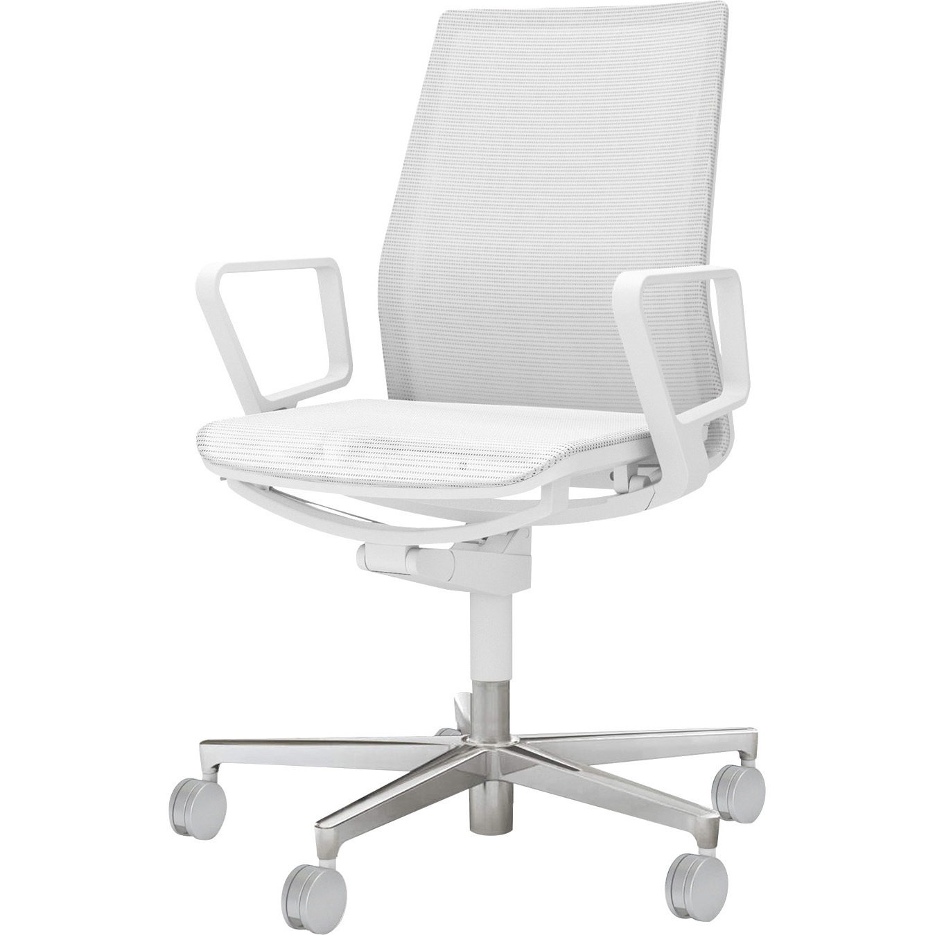 C01-P151MW-WEWEW2 オフィスチェア ファブレ ポリッシュ脚 プレーンメッシュタイプ(配送・組立サービス付き) 1脚 コクヨ 【通販モノタロウ】 59,988円