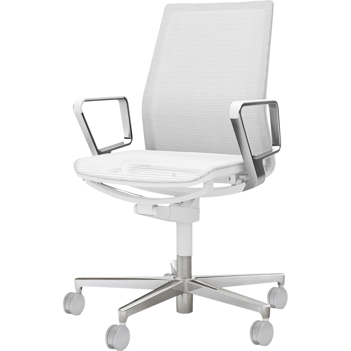 C01-P161MW-WEWEW2 オフィスチェア ファブレ ポリッシュ脚 プレーンメッシュタイプ(配送・組立サービス付き) 1脚 コクヨ 【通販モノタロウ】