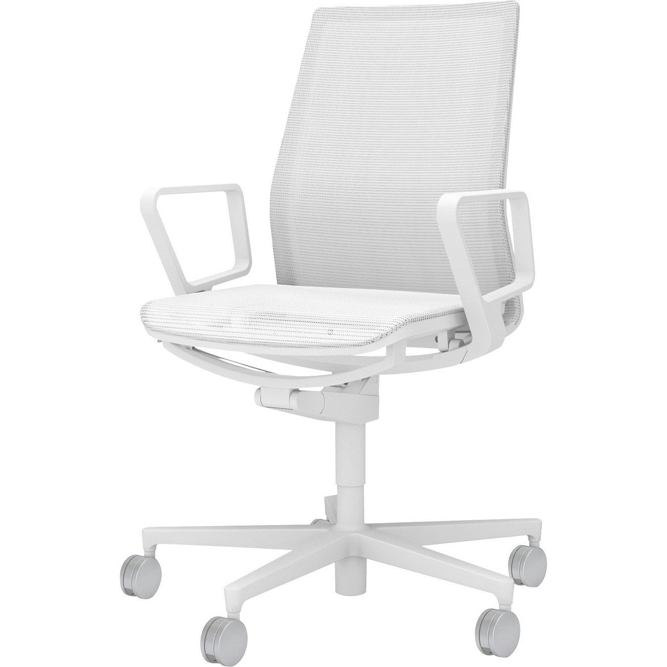 C01-W151MW-WEWEW3 オフィスチェア ファブレ ホワイト脚 プレーンメッシュタイプ(配送・組立サービス付き) コクヨ 組立・設置・取付