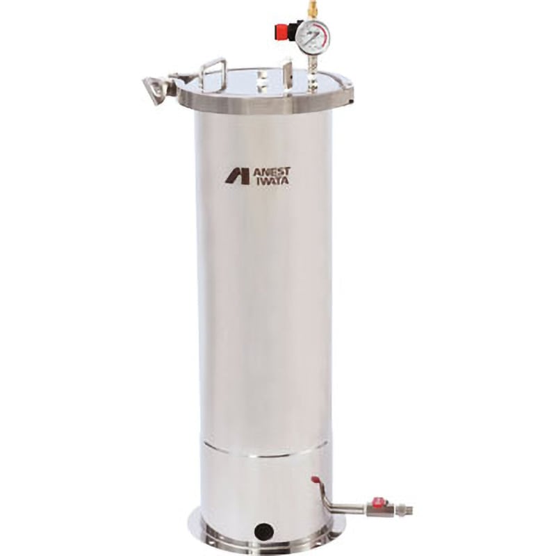 アネスト岩田 塗料加圧タンク内容器 ステンレス製 6L ▼444-3021 PTC-10W 1台 アネスト岩田 塗料加圧タンク内容器 ステンレス製 6L PTC10W COT10
