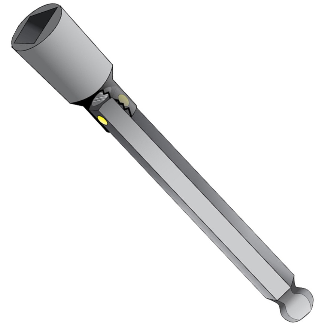 31468 ボールポイントビット BONDHUS 本数1 片頭 対辺寸法6mm全長50mm