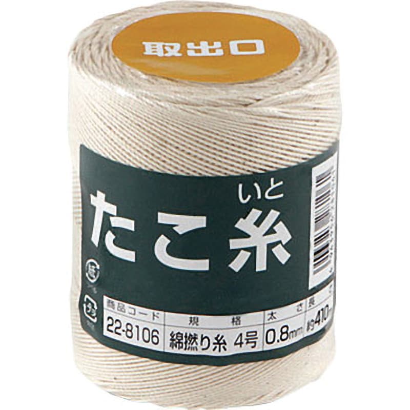 オカムラ技研 綿たこ糸 12号  G63107 太さ約1.6mm×長さ約130m 日本製 4995892631073