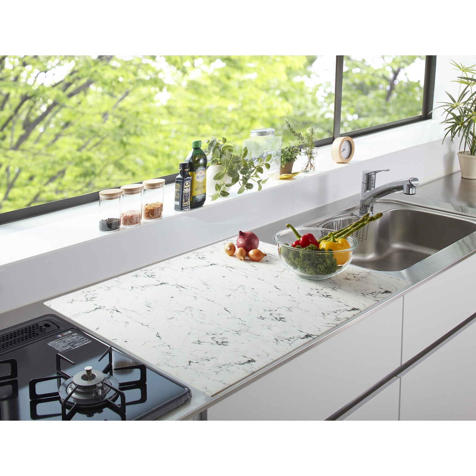 a3415610 ふわピタ!フルサイズシリコン調理台マット 1枚 ファミリー・ライフ 【通販モノタロウ】