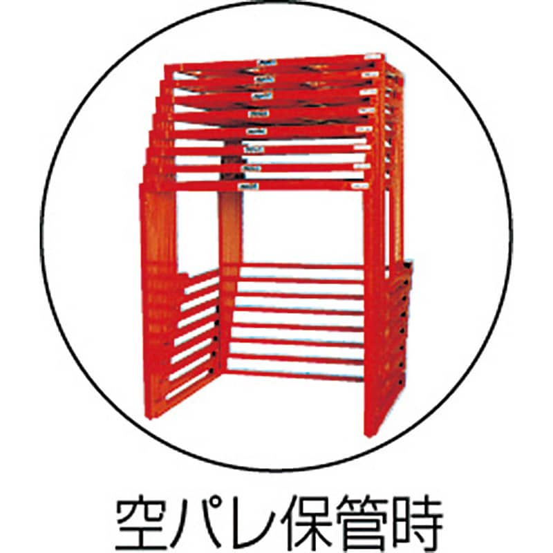 ネスティングラック ネスラックーP(R) 外寸法・幅1350mm外寸法・高さ1270mm NRP327