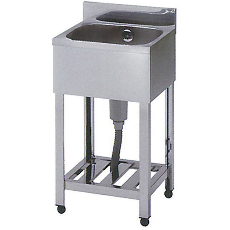 PN-HP1-600 プレス 一槽シンク ライフ住器 奥行450mm間口60cm高さ80cm  PN-HP1-600