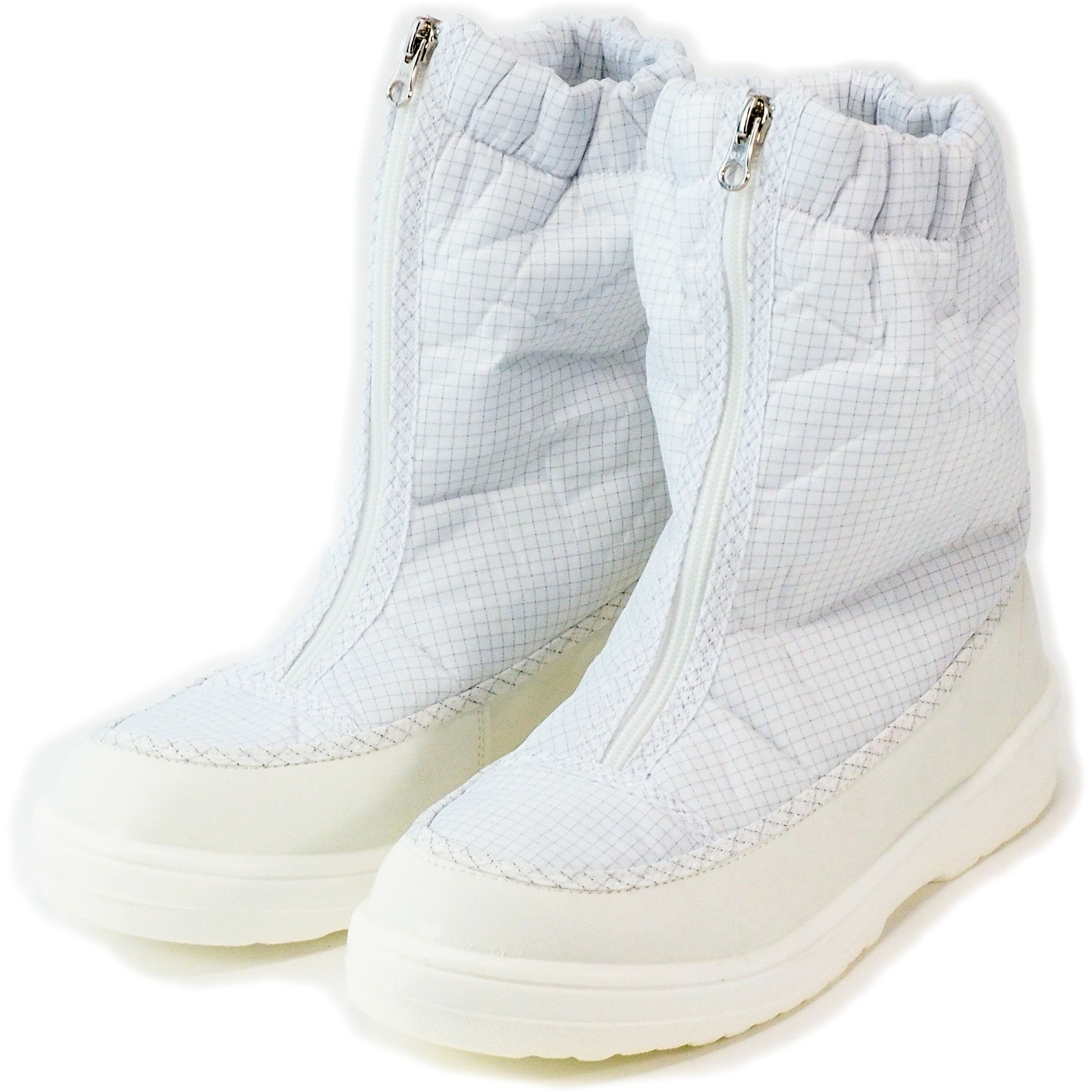 BSC-516 制電ハーフブーツ ブラストン クリーンシューズ ホワイト色 サイズ28cm  BSC-516