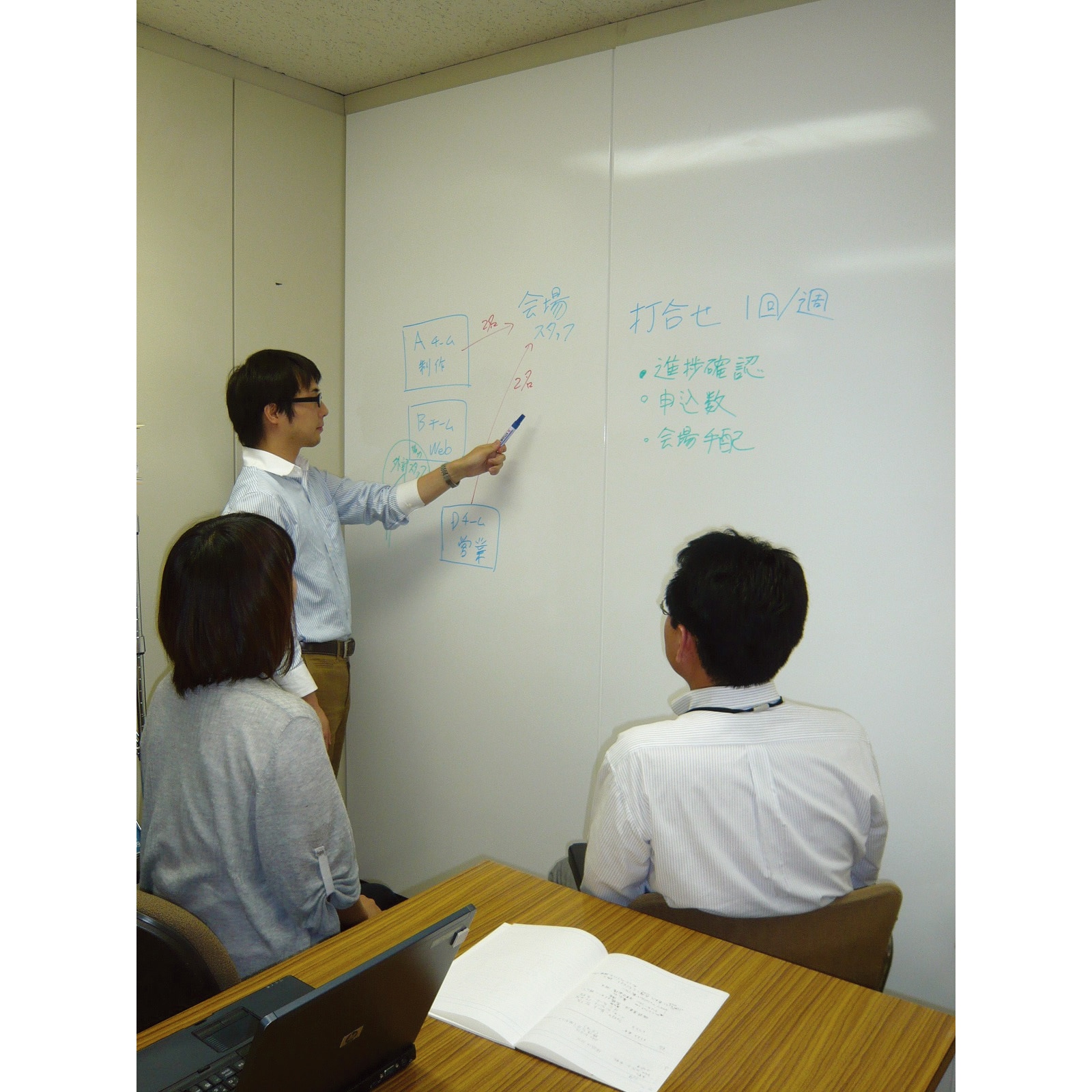 PWF500MG 920X1.2 ホワイトボードフィルム マグネットタイプ 1枚 3M