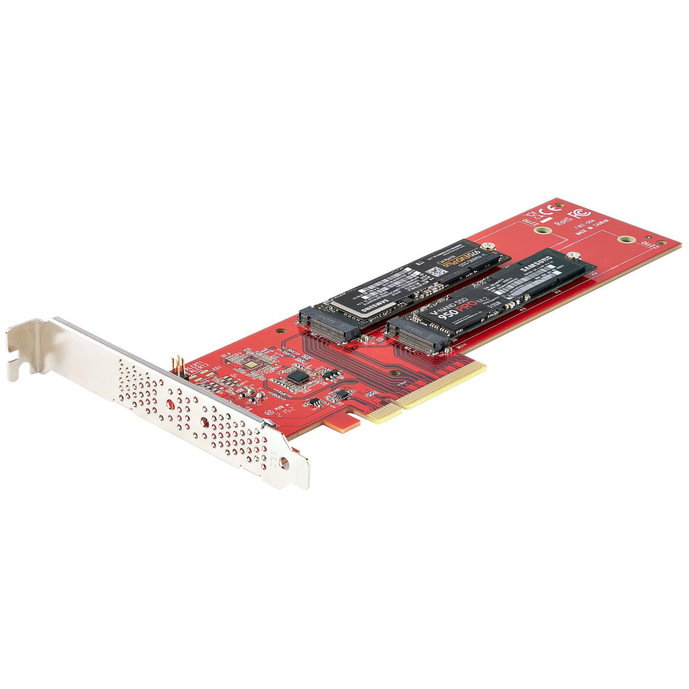 DUAL-M2-PCIE-CARD-B PCI Express拡張カード/PCIe x8/2x M.2 DUAL-M2-PCIE-CARD-B PCI Express拡張カード/PCIe x8/2x M.2