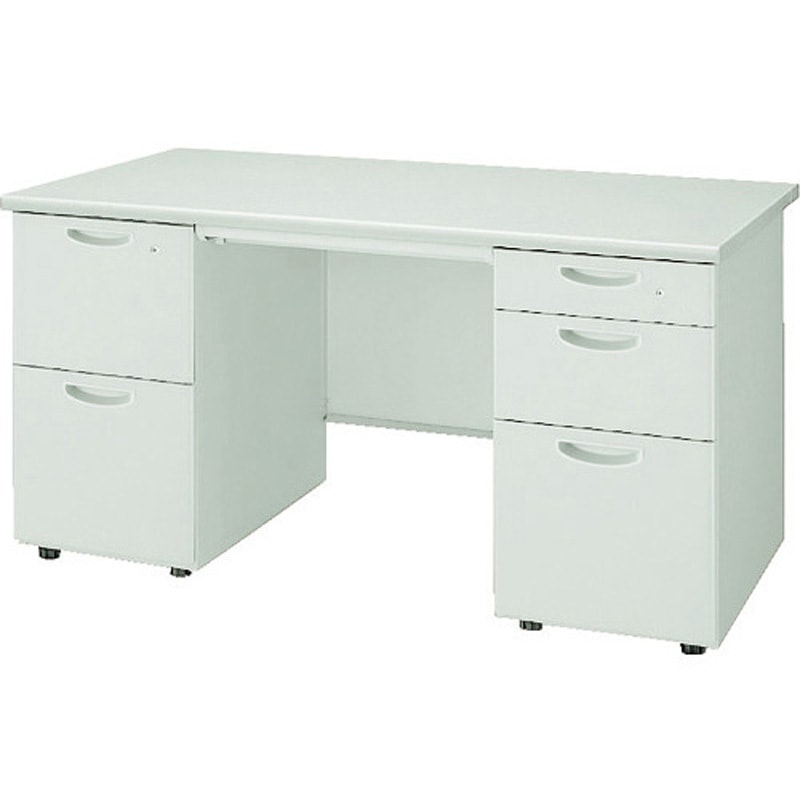 NELD147BA-AWH NELDシリーズ  両袖デスク(配送・組立サービス付き) ナイキ シングルレール仕様 奥行700mm天板厚さ30mm  NELD147BA-AWH