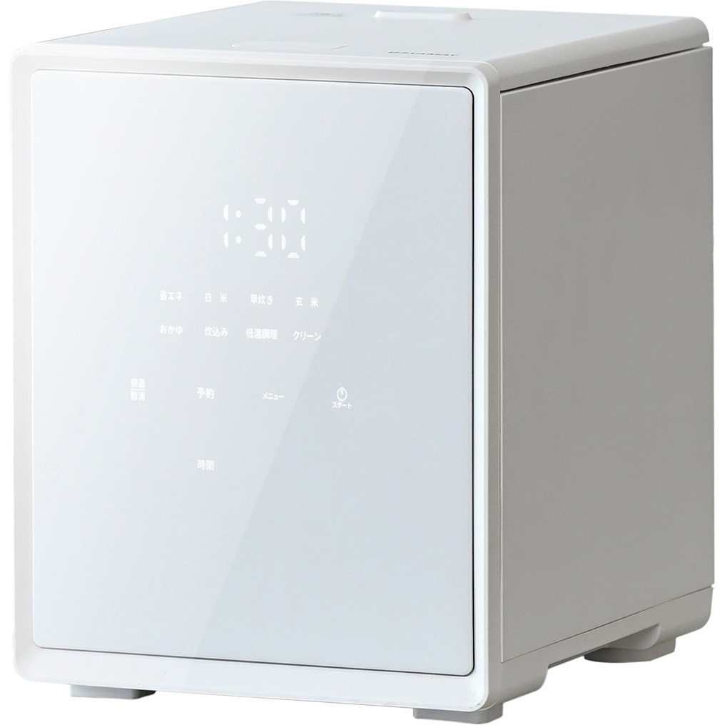 YAMAZEN 炊飯器 YJS-CM102(W) ホワイト YJS-CM102(W) キューブ型炊飯器 1台 YAMAZEN(山善) 【通販モノタロウ】