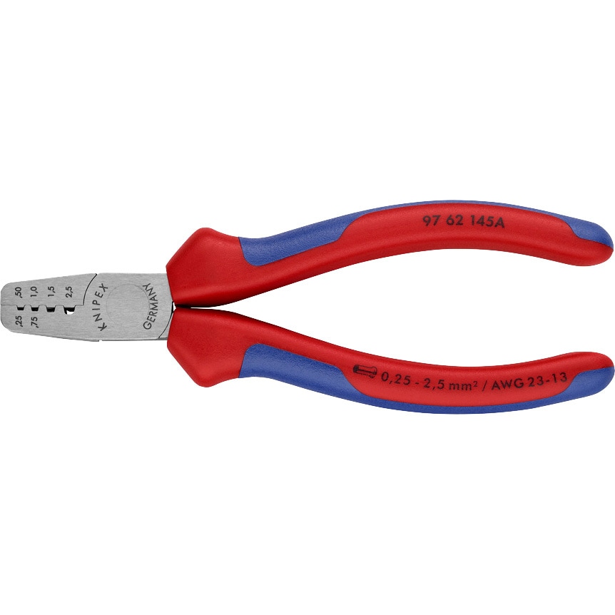 【新品】KNIPEX（クニペックス）9761-145F エンドスリーブ用圧着ペンチ Amazon | クニペックス 9761-145A エンドスリーブ用圧着ペンチ