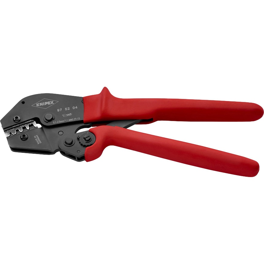 ＫＮＩＰＥＸ 圧着ペンチ プレシフォース 大人しい 220ｍｍ【9752-33】(電設工具・圧着工具)【送料無料】