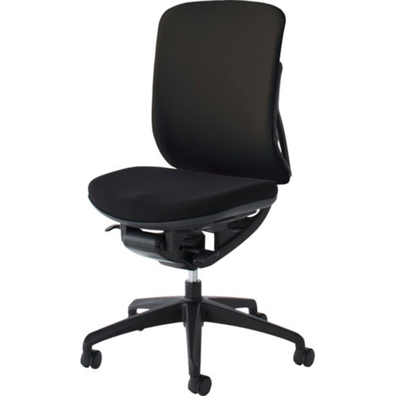 SV2001 オフィスチェアー”YERA”クロスクッション 肘なし イナバ ハイバックタイプ ブラック色   SV2001