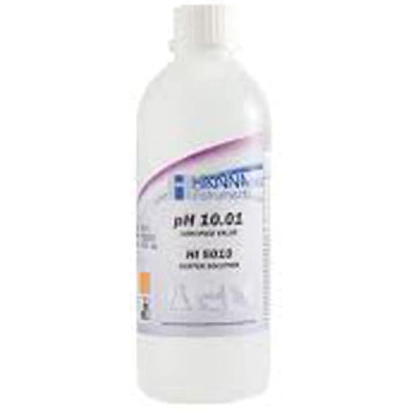 HI 5010 pH標準液(テクニカルタイプ) HANNA(ハンナインスツルメンツ・ジャパン) pH値10.01  1本(500mL) HI 5010