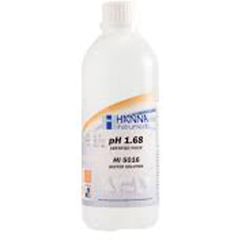 HI 5016 pH標準液(テクニカルタイプ) HANNA(ハンナインスツルメンツ・ジャパン) pH値1.68  1本(500mL) HI 5016