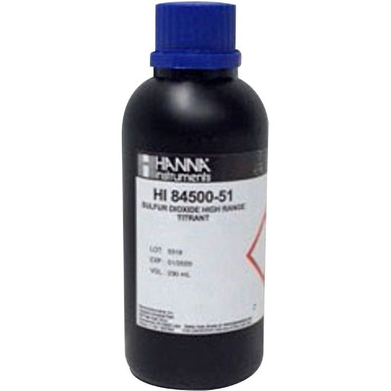 HI 84500-51 滴定液 HANNA(ハンナインスツルメンツ・ジャパン) 1本(230mL) HI 84500-51